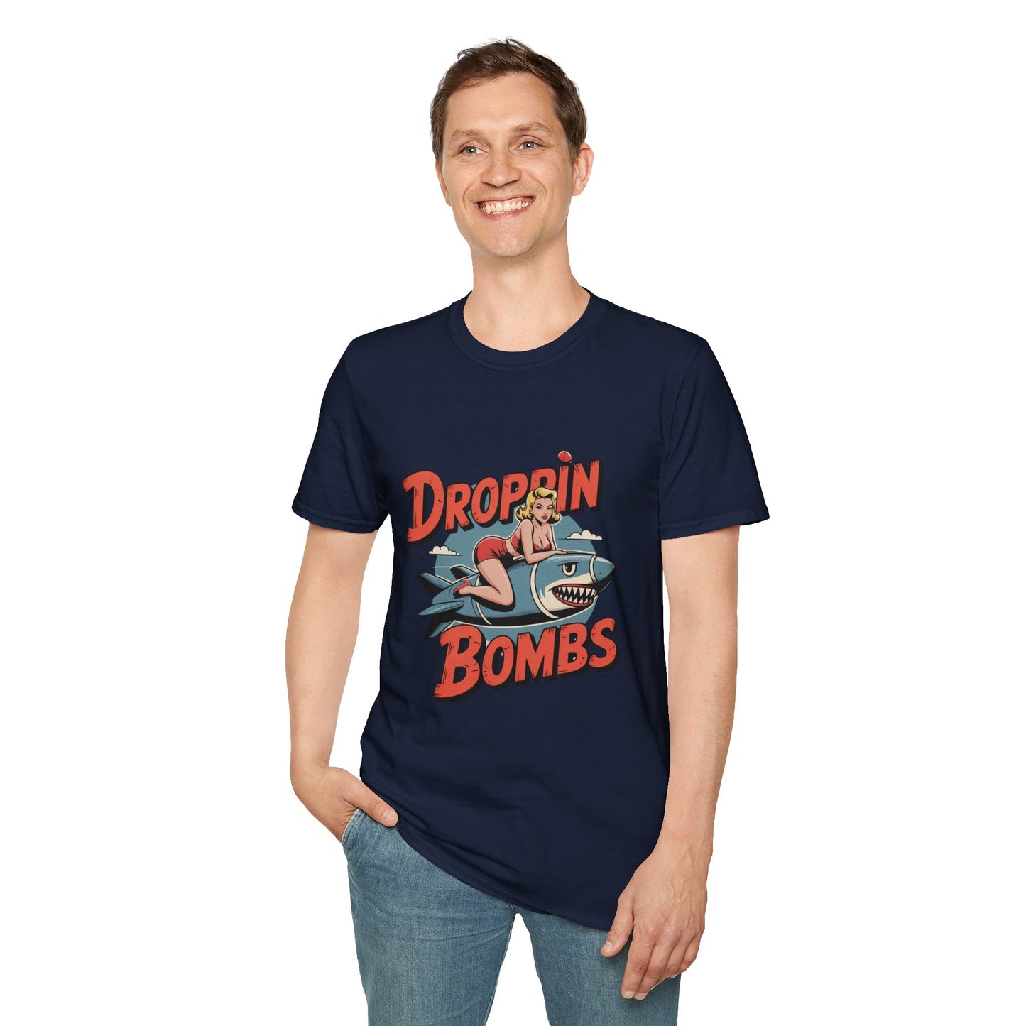 Vintage Pin-Up Bomb Droppin Bombs T-Shirt
