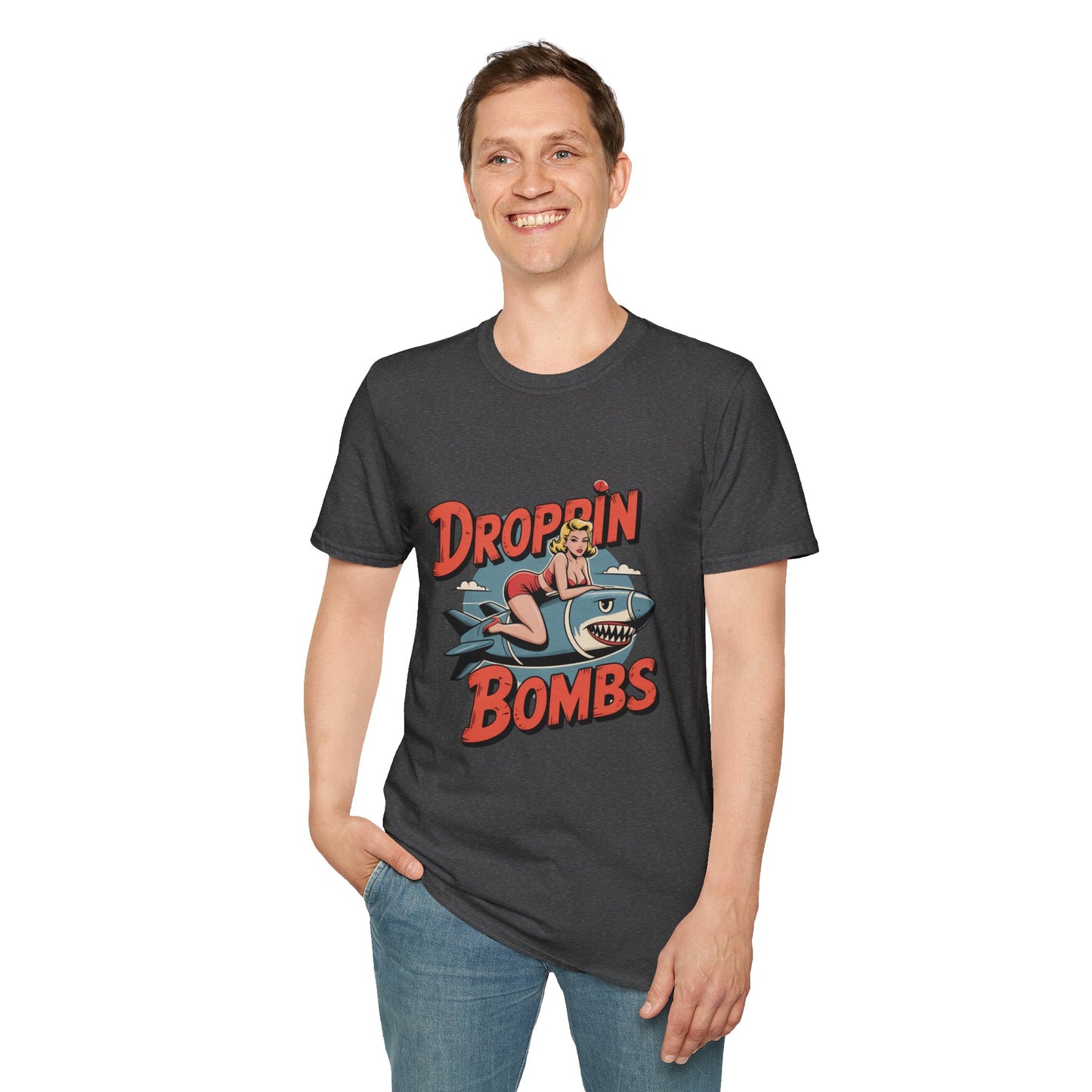 Vintage Pin-Up Bomb Droppin Bombs T-Shirt