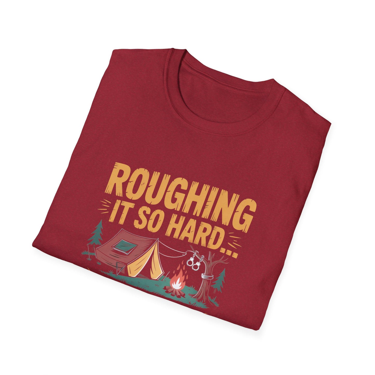 Campfire Humor T-Shirt, Funny Camping Tee, Outdoor Adventure Shirt, Gift for Campers, Unisex Graphic Tee