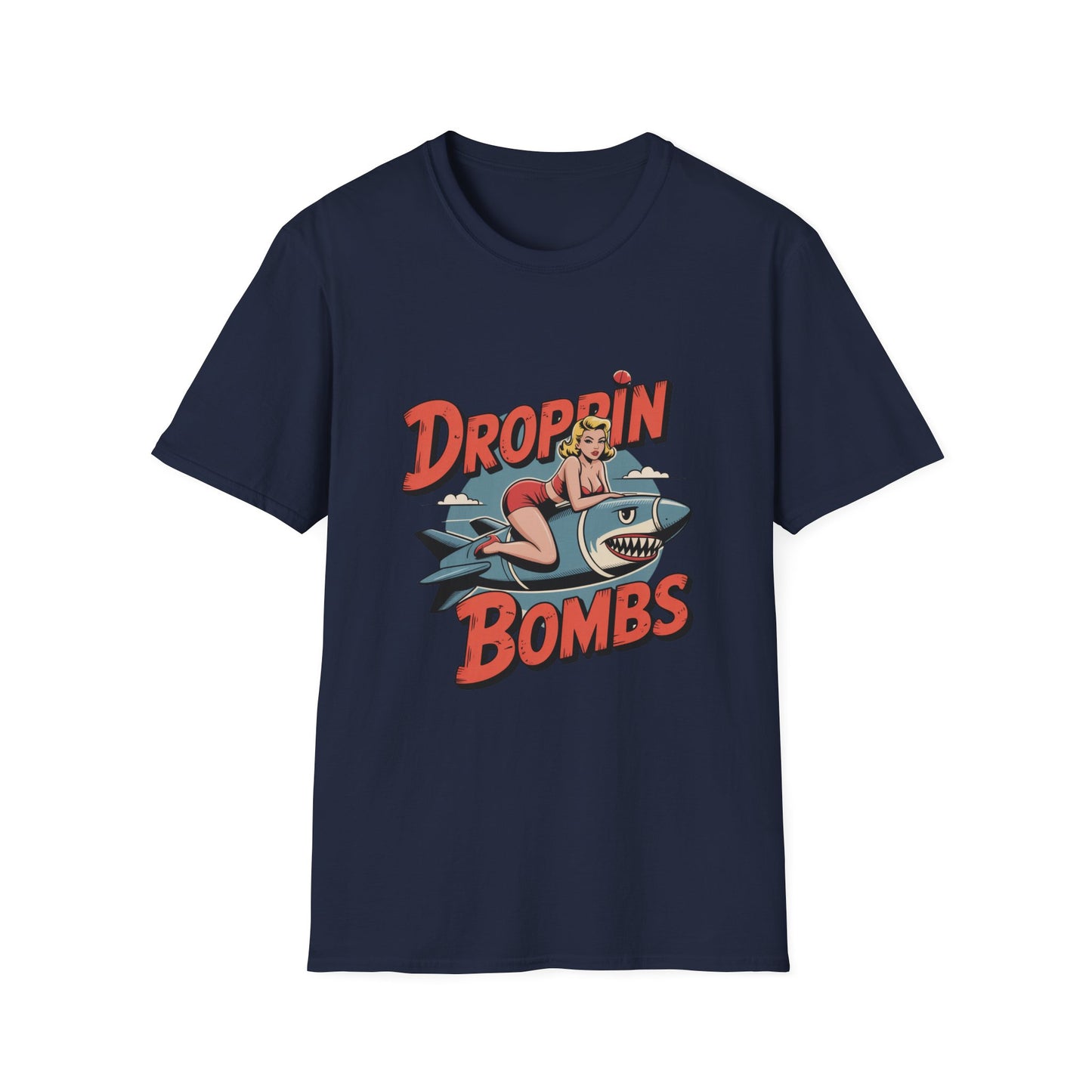 Vintage Pin-Up Bomb Droppin Bombs T-Shirt