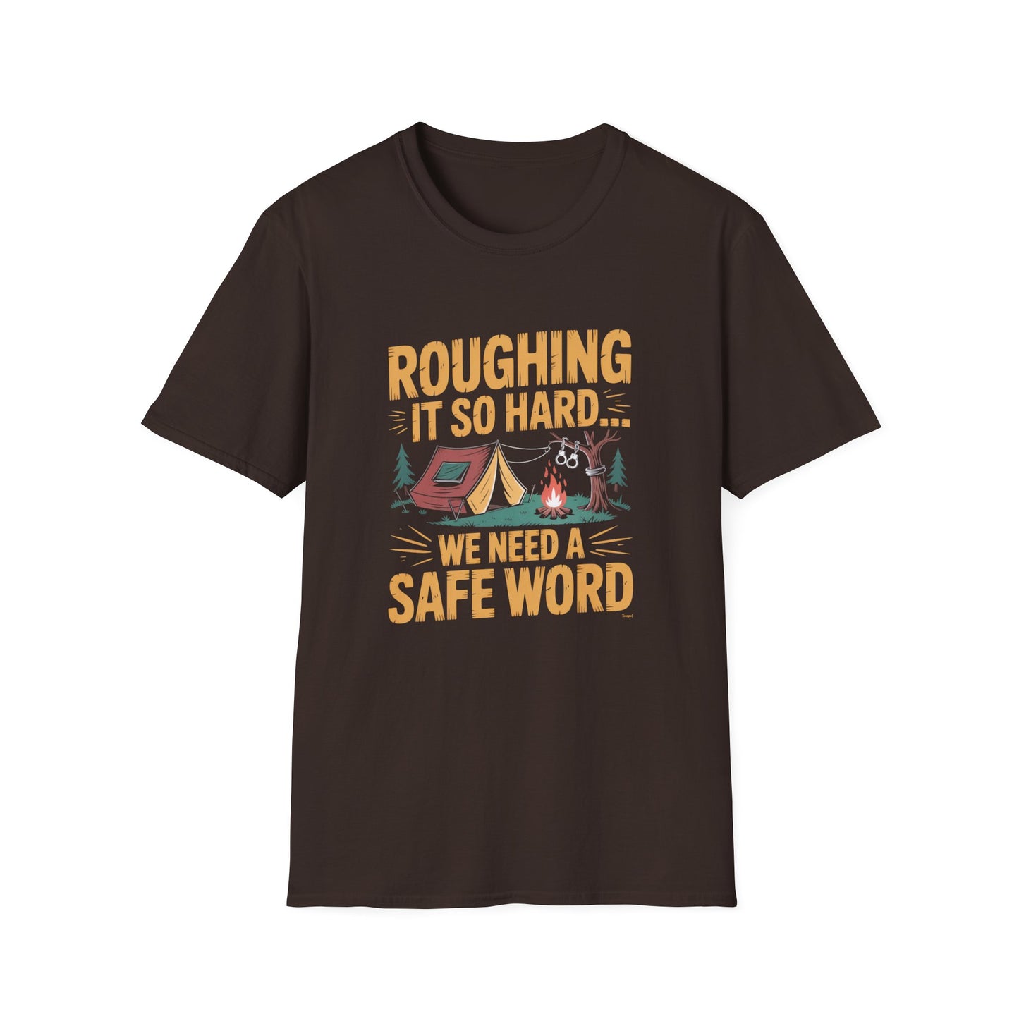 Campfire Humor T-Shirt, Funny Camping Tee, Outdoor Adventure Shirt, Gift for Campers, Unisex Graphic Tee