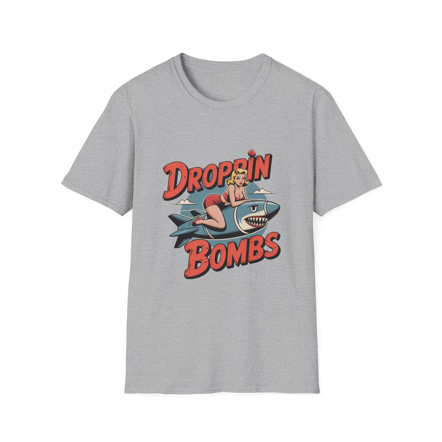Vintage Pin-Up Bomb Droppin Bombs T-Shirt