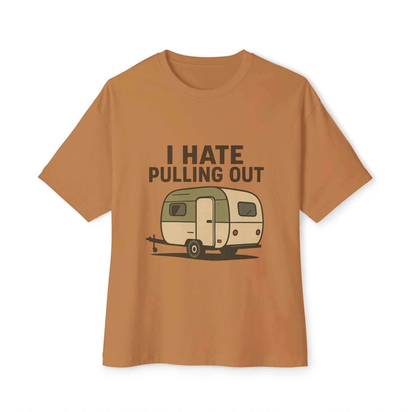 Funny Camping T-Shirt, Unisex Oversized Tee for Outdoor Lovers, Humorous Gift for Campers, Casual Summer Top, Perfect for Road Trips