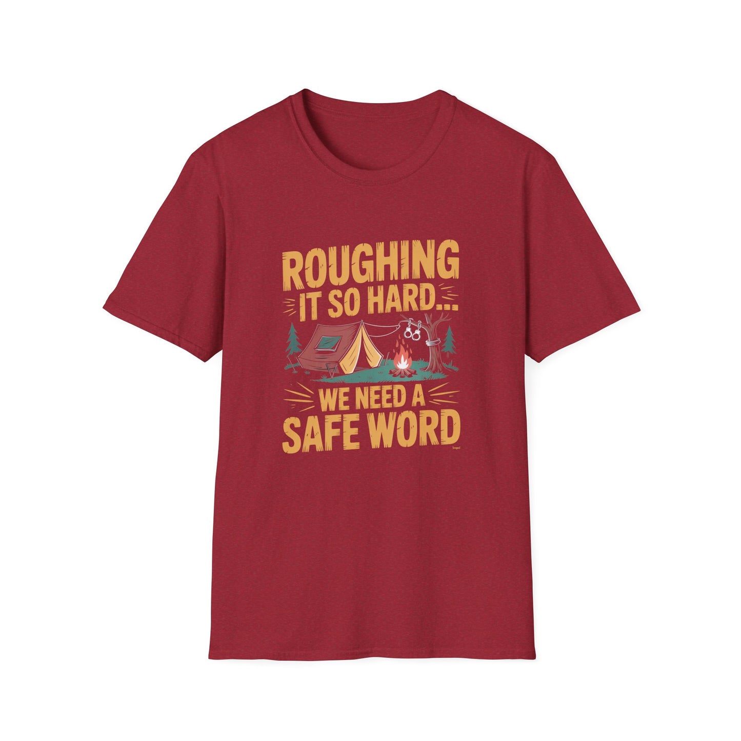 Campfire Humor T-Shirt, Funny Camping Tee, Outdoor Adventure Shirt, Gift for Campers, Unisex Graphic Tee