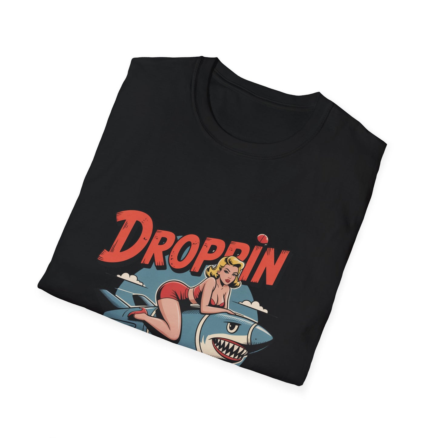 Vintage Pin-Up Bomb Droppin Bombs T-Shirt
