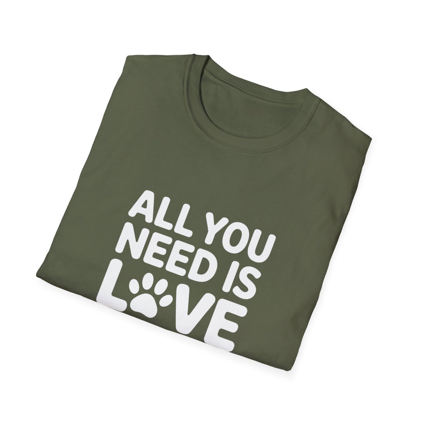 Cat Lover T-Shirt - All You Need Is Love And A Cat