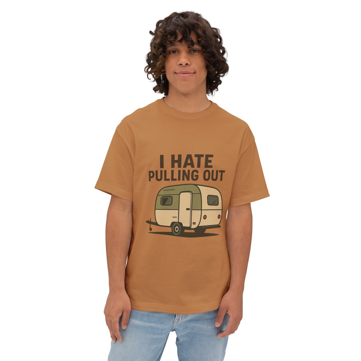 Funny Camping T-Shirt, Unisex Oversized Tee for Outdoor Lovers, Humorous Gift for Campers, Casual Summer Top, Perfect for Road Trips