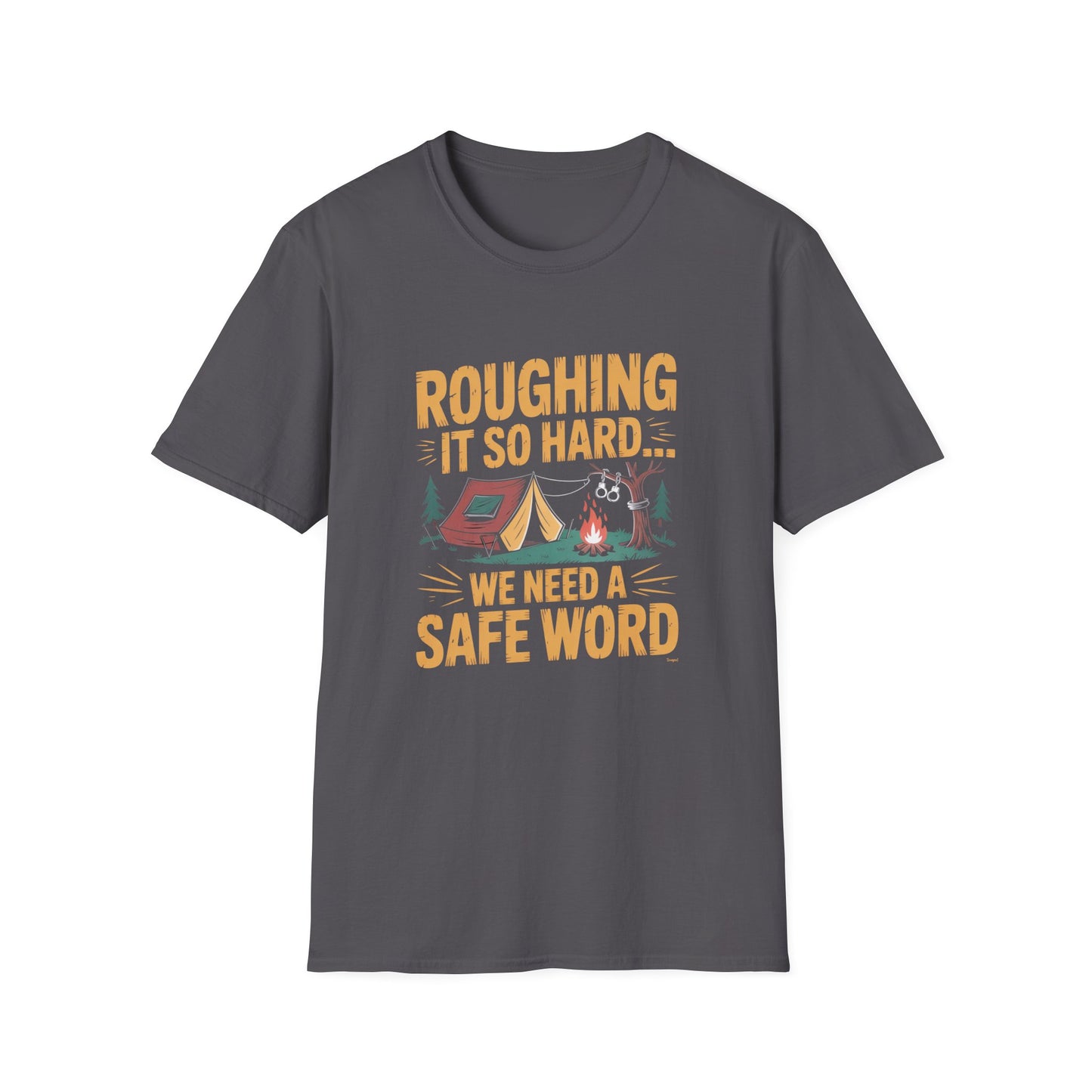 Campfire Humor T-Shirt, Funny Camping Tee, Outdoor Adventure Shirt, Gift for Campers, Unisex Graphic Tee
