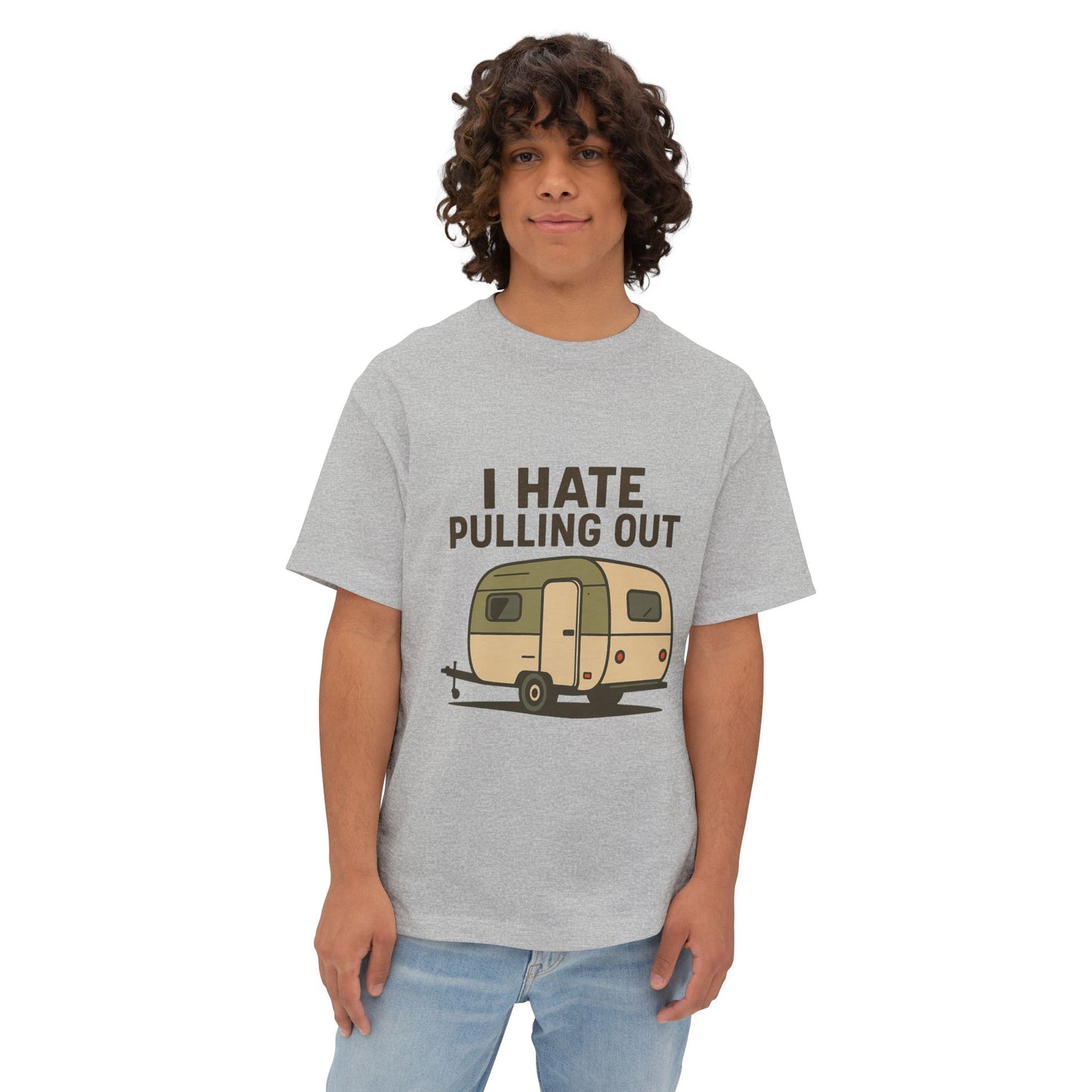 Funny Camping T-Shirt, Unisex Oversized Tee for Outdoor Lovers, Humorous Gift for Campers, Casual Summer Top, Perfect for Road Trips