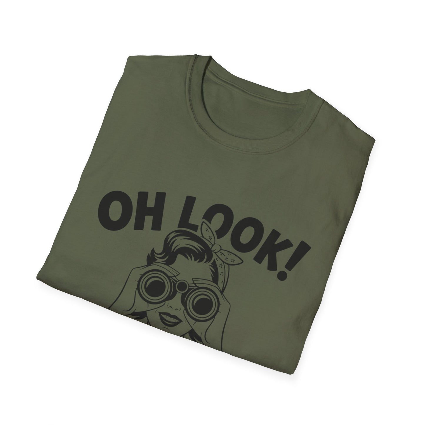 Funny Unisex T-Shirt - Oh Look Nobody Cares, Casual Humor Shirt