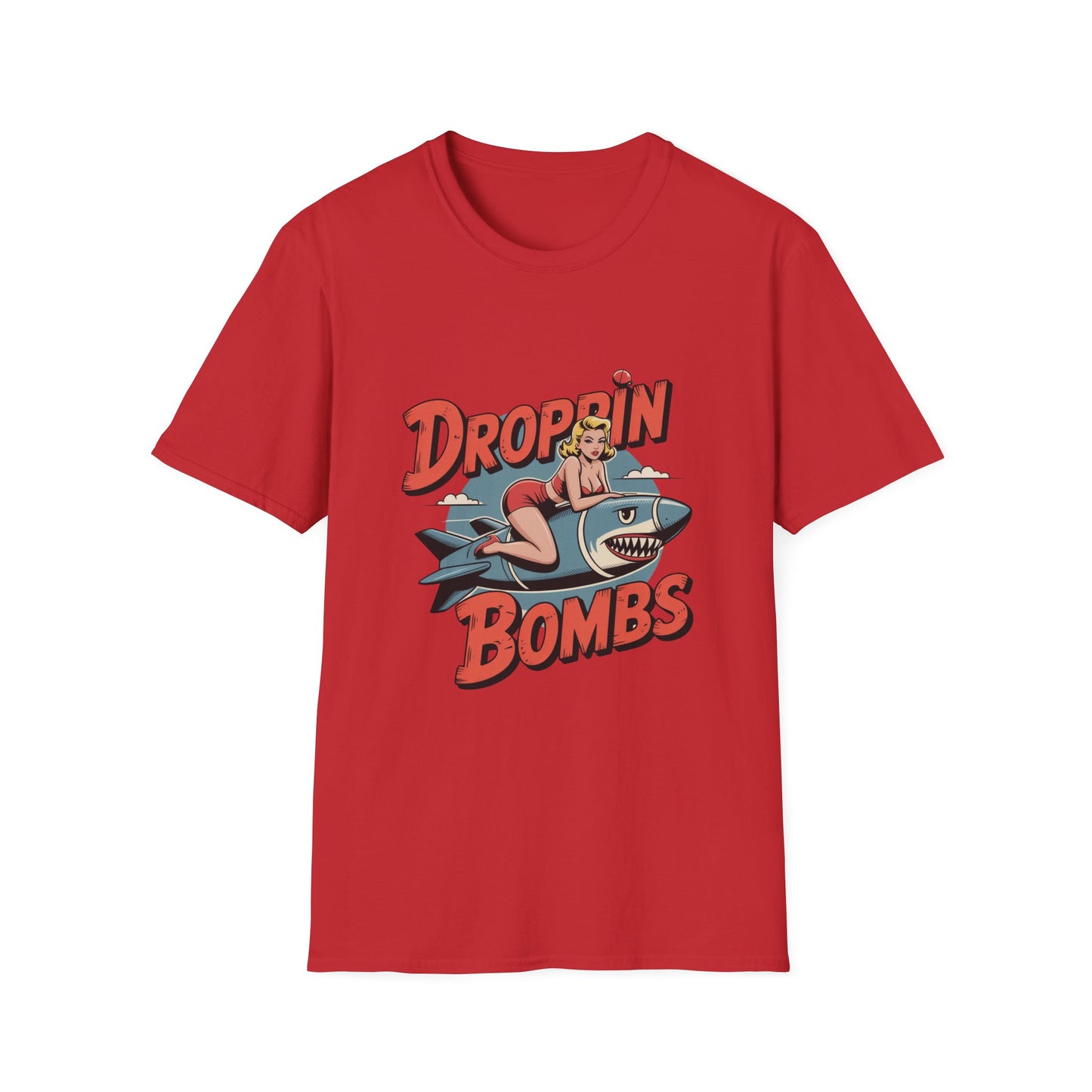 Vintage Pin-Up Bomb Droppin Bombs T-Shirt