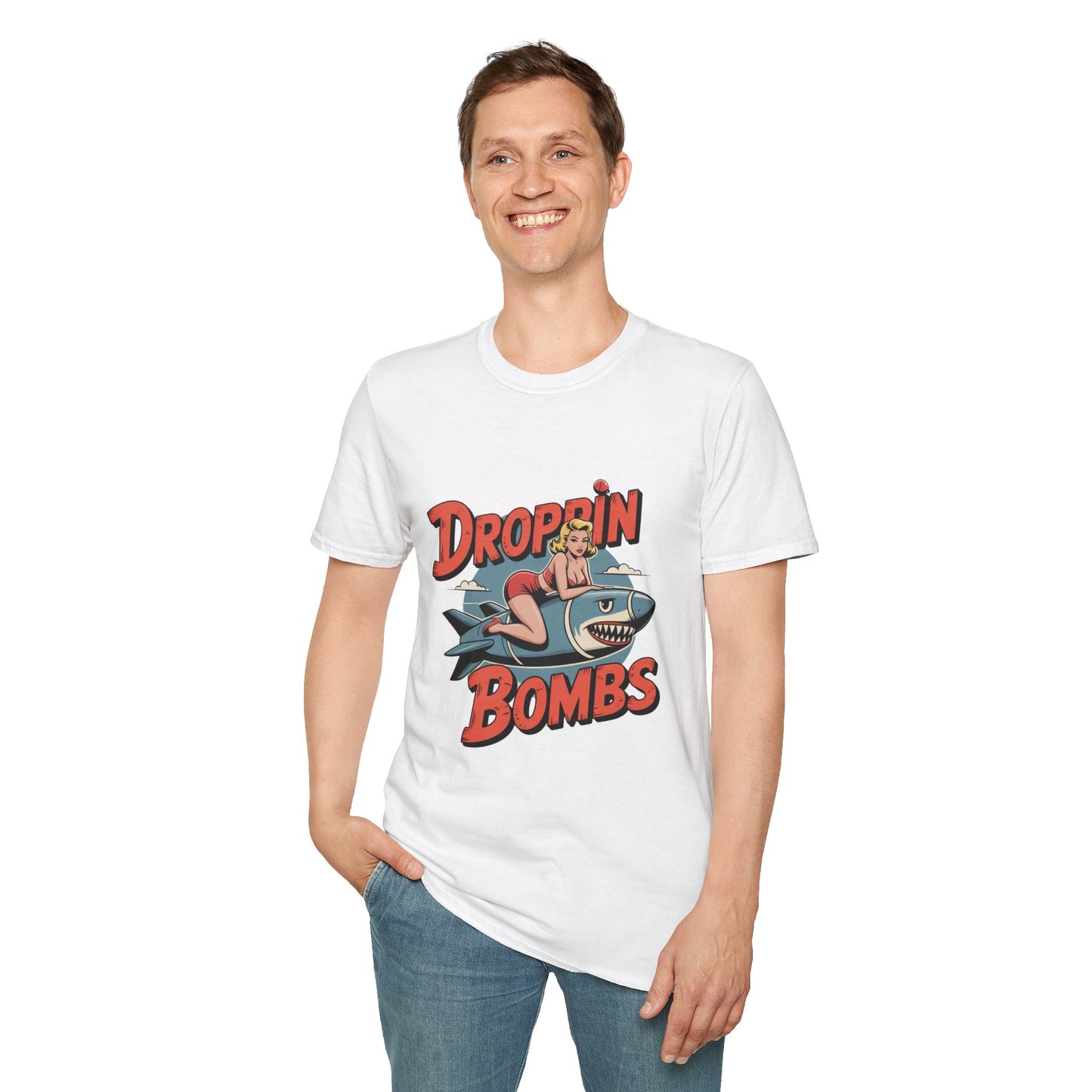 Vintage Pin-Up Bomb Droppin Bombs T-Shirt