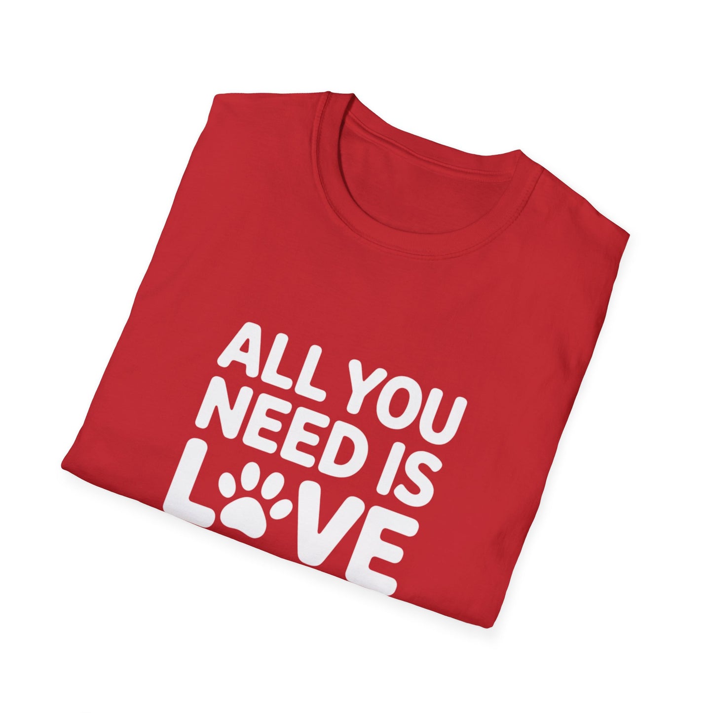 Cat Lover T-Shirt - All You Need Is Love And A Cat