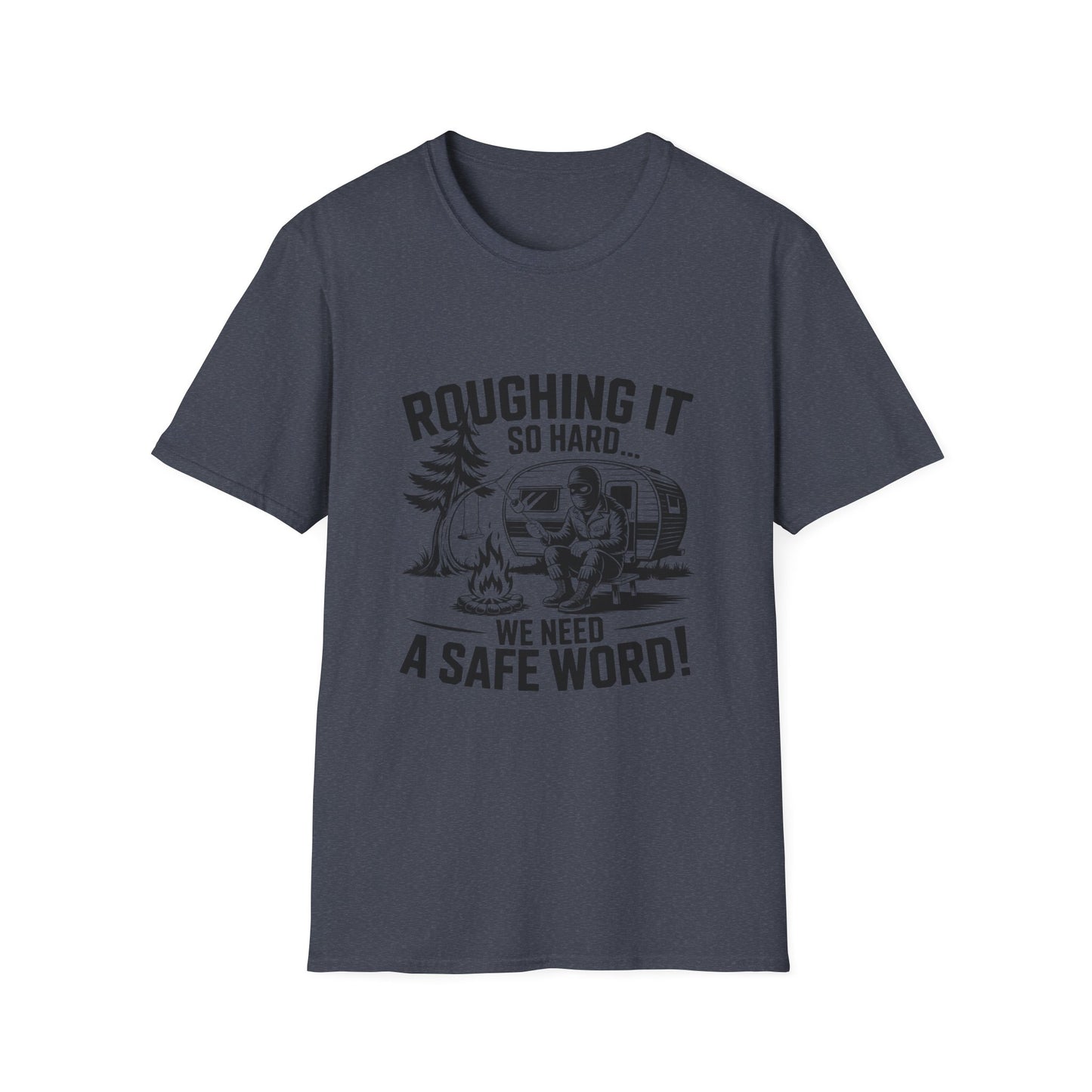 Roughing It T-Shirt, Outdoor Adventure Shirt, Camping Gift, Men's Camping Tee, Funny Vacation Shirt, Nature Lover Apparel