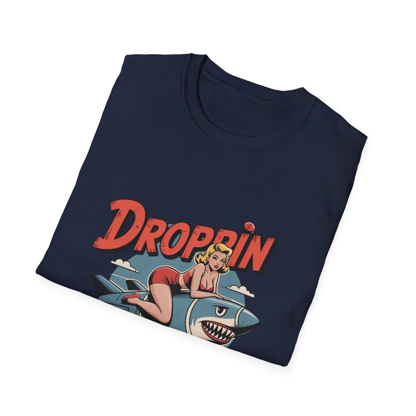 Vintage Pin-Up Bomb Droppin Bombs T-Shirt