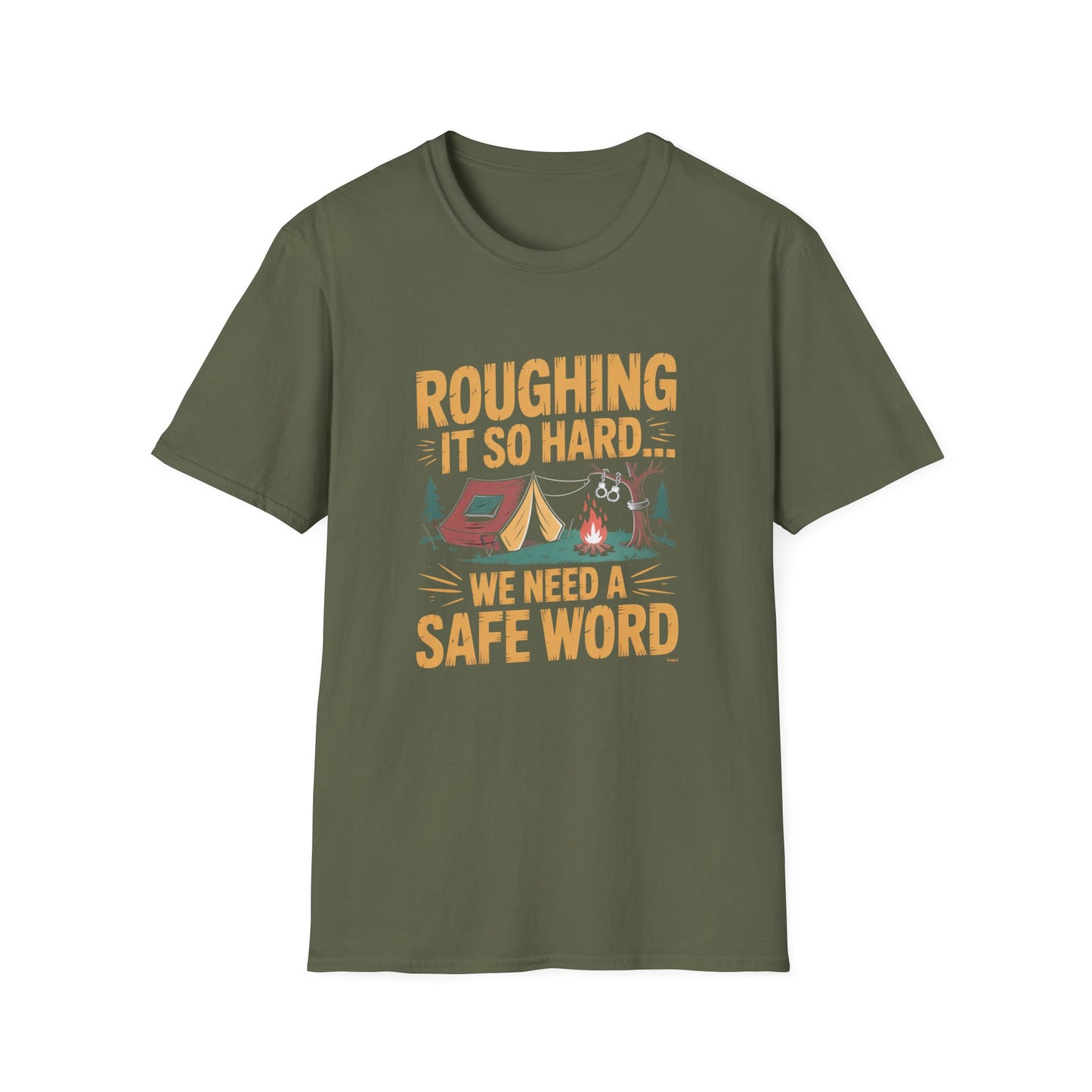 Campfire Humor T-Shirt, Funny Camping Tee, Outdoor Adventure Shirt, Gift for Campers, Unisex Graphic Tee