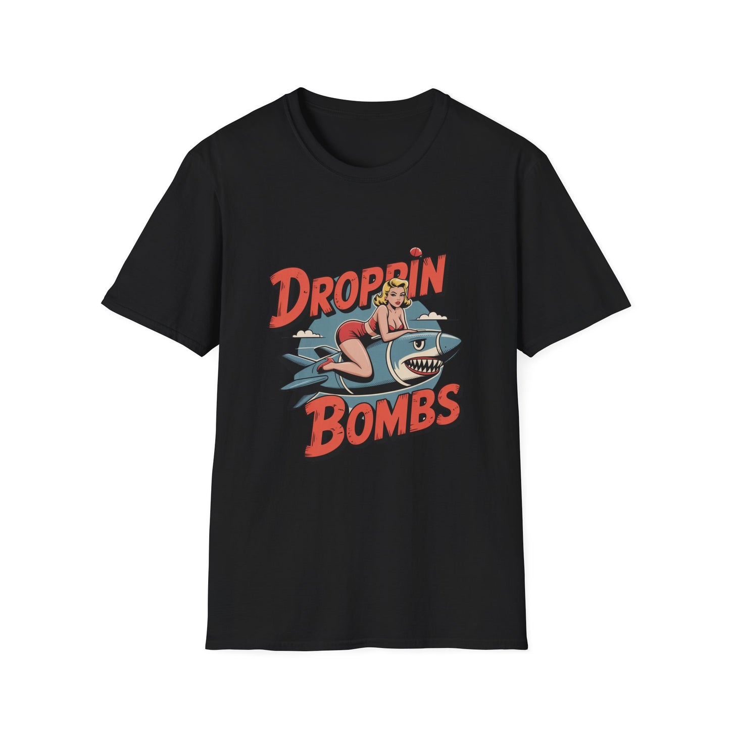 Vintage Pin-Up Bomb Droppin Bombs T-Shirt
