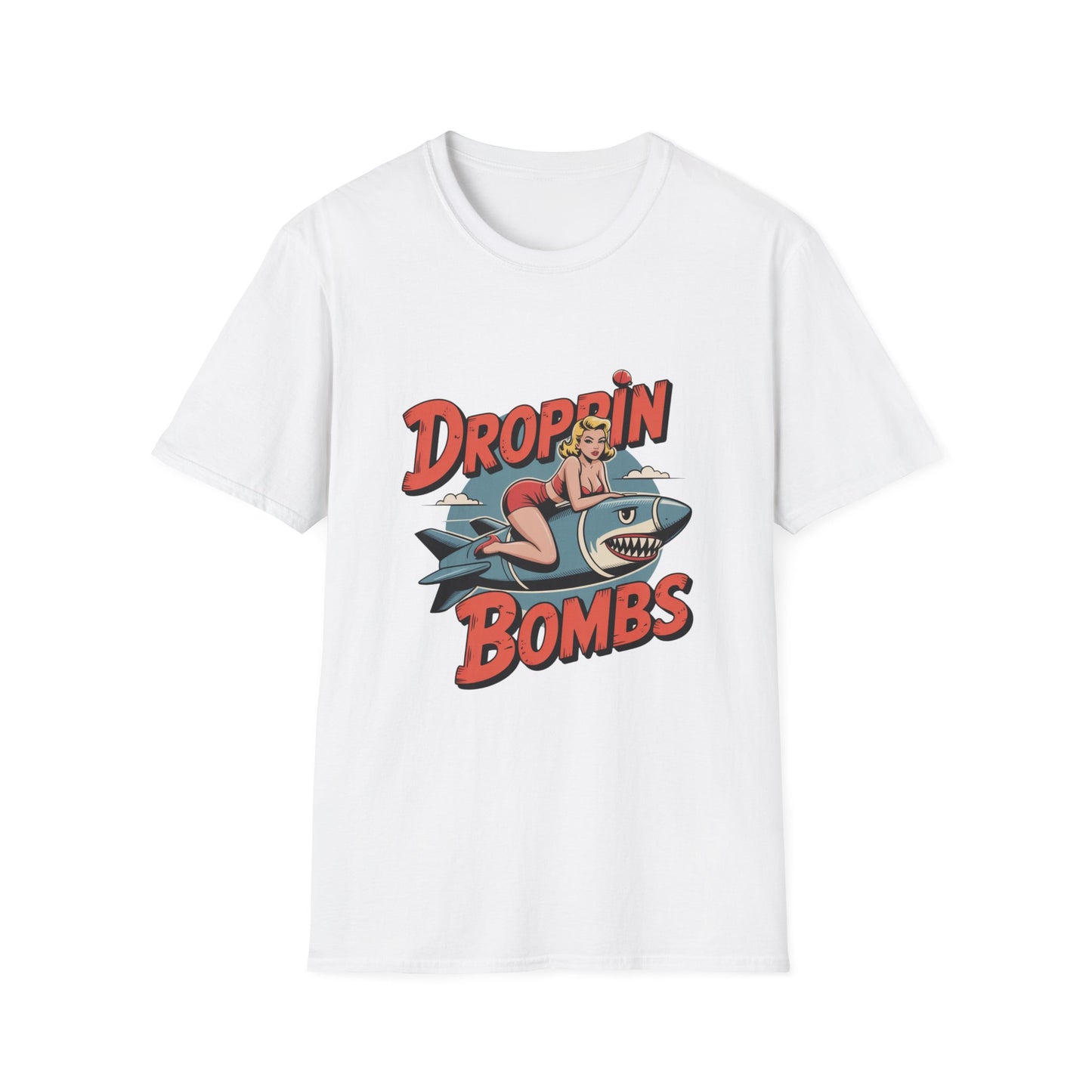 Vintage Pin-Up Bomb Droppin Bombs T-Shirt