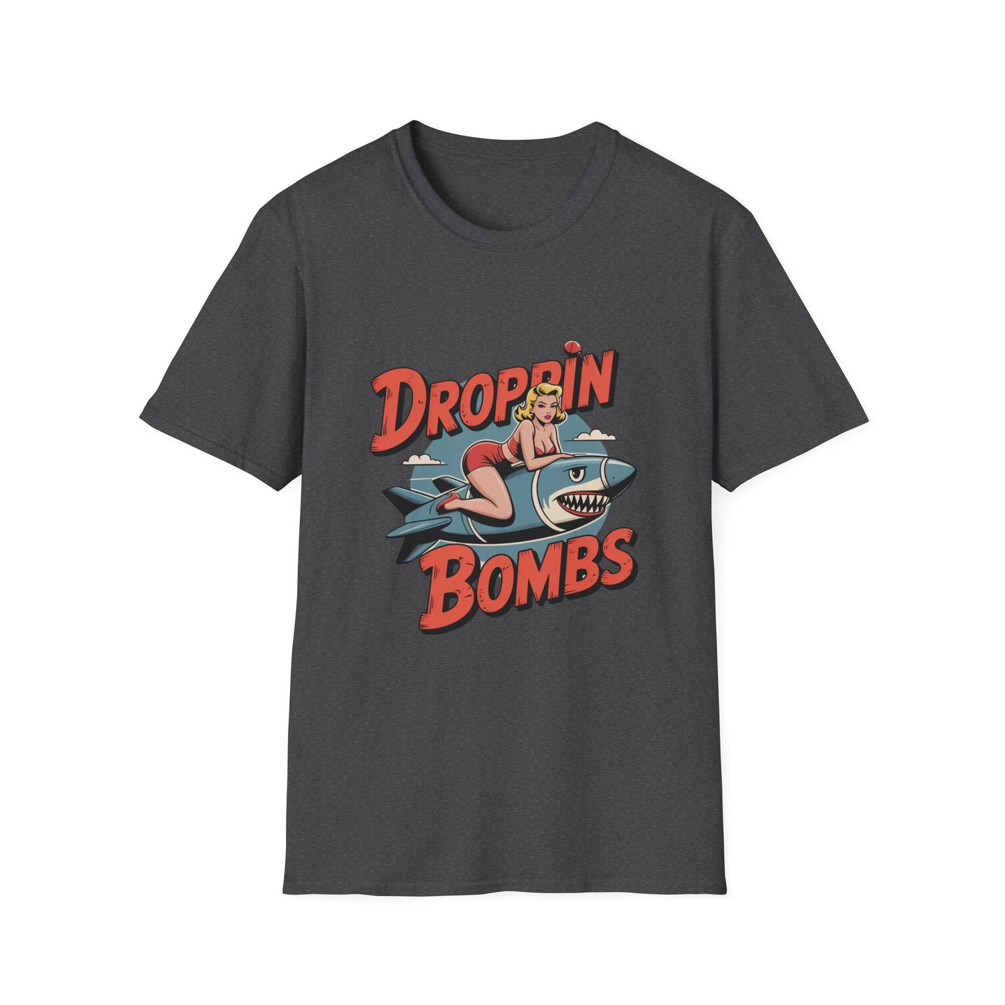 Vintage Pin-Up Bomb Droppin Bombs T-Shirt