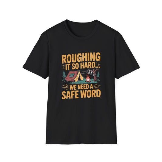 Campfire Humor T-Shirt, Funny Camping Tee, Outdoor Adventure Shirt, Gift for Campers, Unisex Graphic Tee