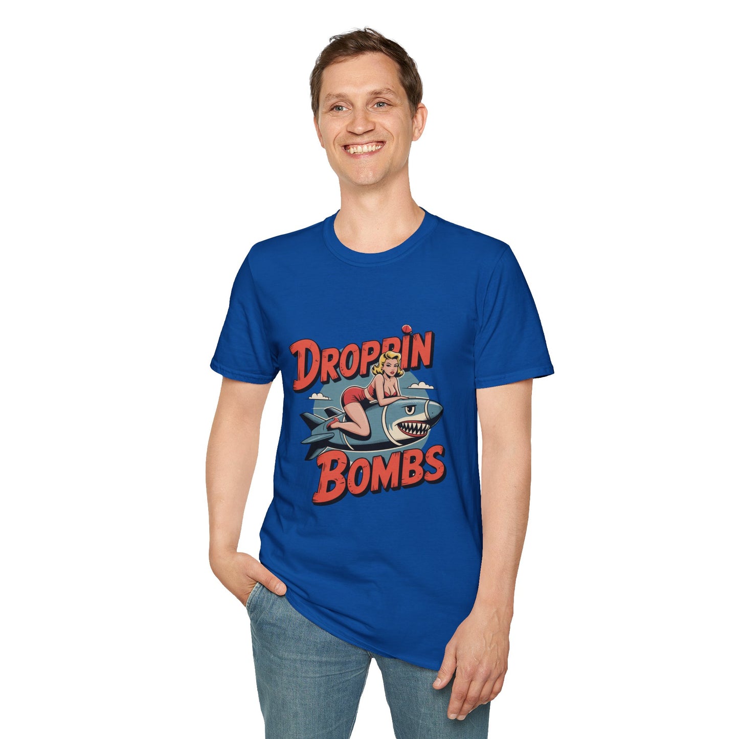 Vintage Pin-Up Bomb Droppin Bombs T-Shirt