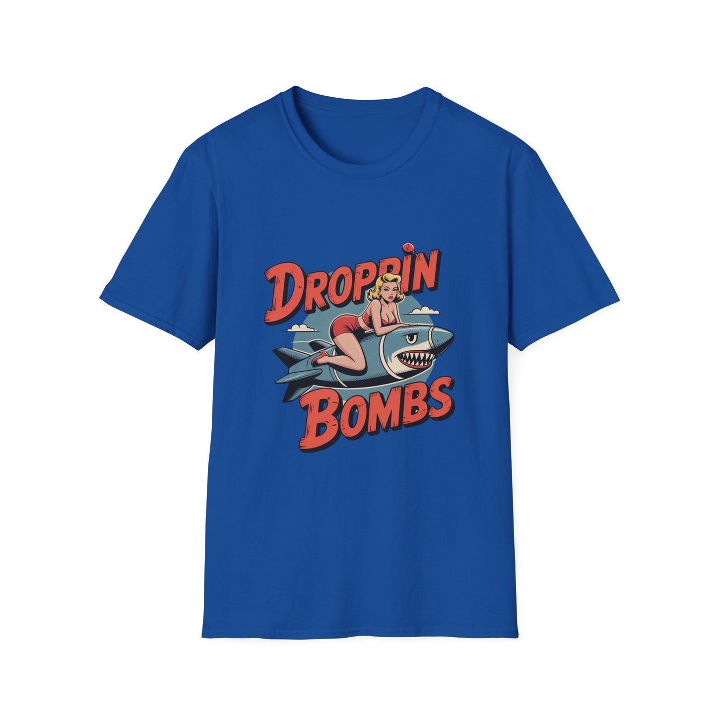Vintage Pin-Up Bomb Droppin Bombs T-Shirt